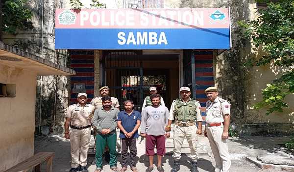 Three arrested in rape case in J&K's Samba