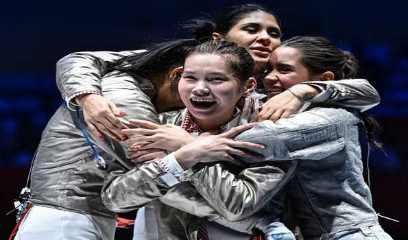 Uzbekistan secure their first-ever Asiad fencing gold in women's sabre team