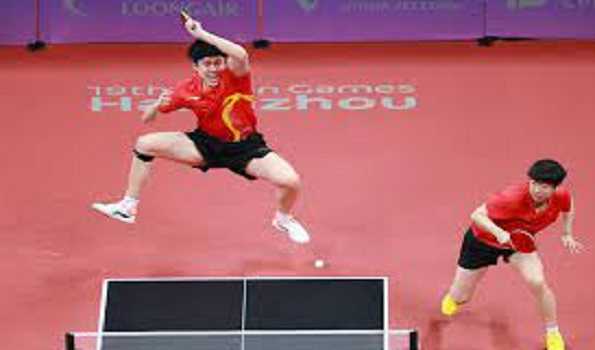 China secure mixed doubles title in Asiad table tennis