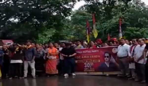 TIPRA Motha’s ADC strike for a constitutional solution disrupts Tripura