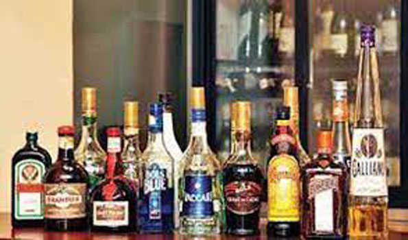 वैशाली में 594 कार्टन विदेशी शराब बरामद