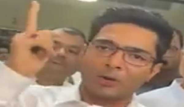 Abhishek takes a jibe at BJP