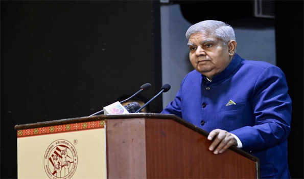 अज्ञानता का राजनीतिक लाभ लेना शर्मनाक: धनखड़