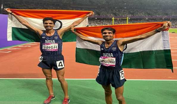 Asiad athletics: India's Kartik, Gulveer win medals in 10000m run
