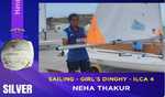 Asiad sailing: Neha Thakur bags silver medal