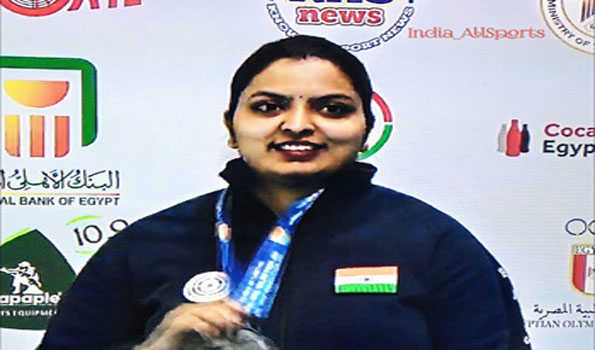 अनुराधा देवी ने 10 मीटर एयर पिस्टल स्पर्धा में जीता रजत