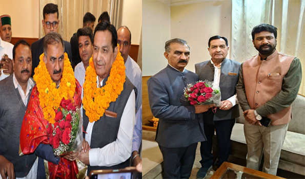 धीमान ने की सुक्खू से भेंट
