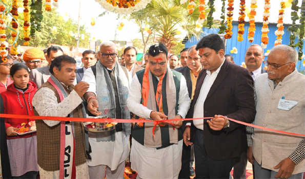 भजनलाल ने भरतपुर में मुख्यमंत्री जनसुनवाई केन्द्र का किया लोकार्पण