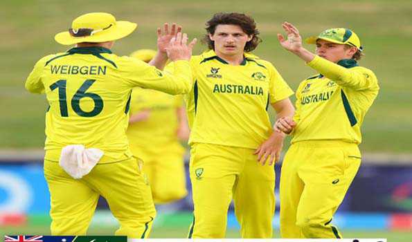 अंडर-19 विश्वकप: ऑस्ट्रेलिया ने पाकिस्तान को 179 के स्कोर पर किया ढ़ेर