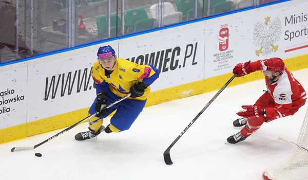 आइस हॉकी ओलंपिक क्वालीफायर में यूक्रेन ने पोलैंड को हराया
