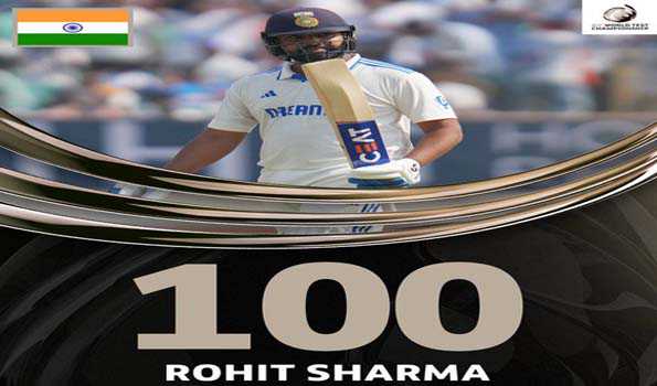 रोहित शर्मा ने जड़ा अपना 11वां टेस्ट शतक