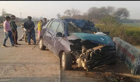 जालौन:सड़क दुर्घटना में पुलिस भर्ती परीक्षा के अभ्यर्थी की मौत, नौ घायल