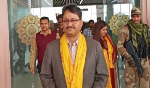 नेपाल के विदेशमंत्री नारायण प्रसाद ने सपरिवार किये श्रीरामलला के दर्शन