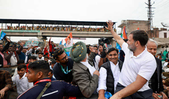 राहुल की भारत जोड़ो न्याय यात्रा धौलपुर से फिर हुई शुरू
