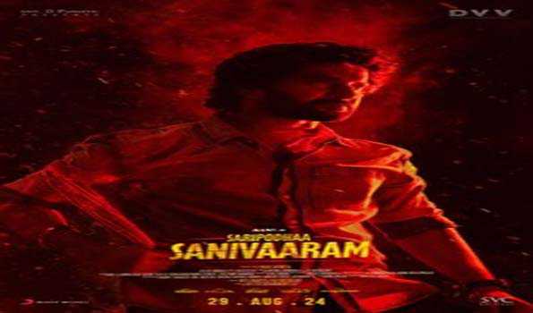 नानी ने हैदराबाद में फिल्म सारिपोधा सनिवारम के एक्शन सीक्वेंस का नया शेड्यूल शुरू किया