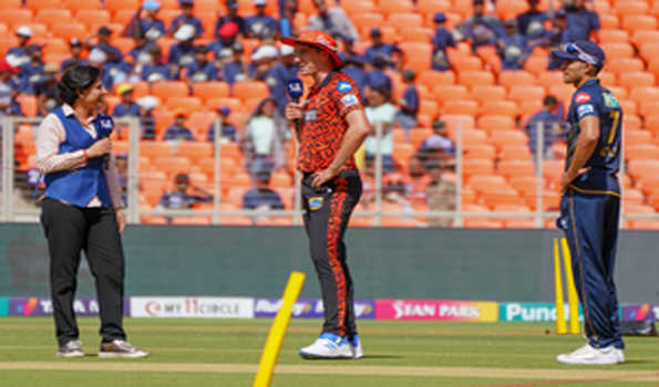 सनराइजर्स हैदराबाद ने टॉस जीतकर पहले बल्‍लेबाजी का किया फैसला