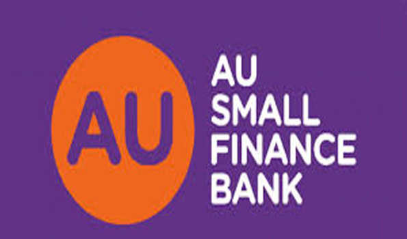 एयू स्मॉल फाइनेंस बैंक की जमा,अग्रिम में तिमाही-दर-तिमाही नौ प्रतिशत वृद्धि