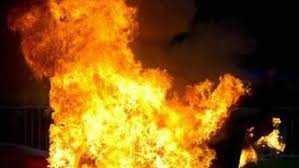 रोहतास : झोपड़ी में आग लगने से एक ही परिवार के चार की मौत