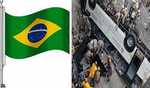ब्राज़ील में बस दुर्घटना में सात लोगों की मौत