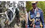 کینیا کے صدر نے طیارہ حادثے میں فوجی سربراہ کی شہادت کی تصدیق کی