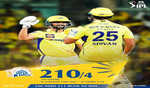 चेन्नई सुपर किंग्स ने लखनऊ सुपर जायंट्स को दिया 211 रनों का लक्ष्य