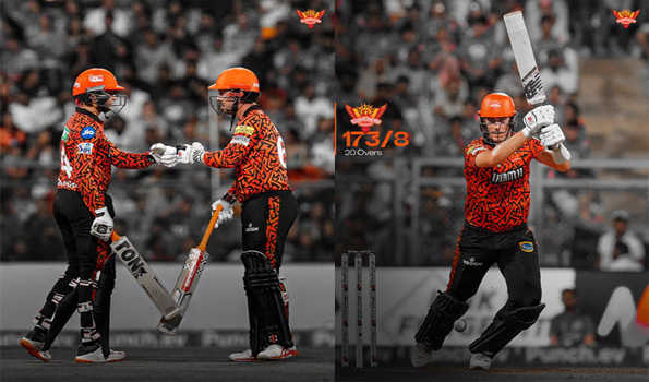 सनराइजर्स हैदराबाद ने मुंबई इंडियंस को दिया 174 रनों का लक्ष्य