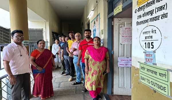 महाराष्ट्र में 11 बजे तक 18.17 प्रतिशत मतदान