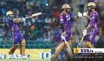 कोलकाता नाइट राइडर्स ने लखनऊ सुपर जायंट्स को दिया 236 रनों का लक्ष्य