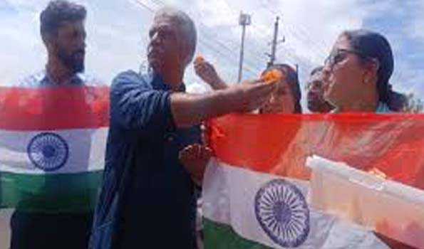 भाजपा ने श्रीनगर में अनुच्छेद 370 हटाए जाने की पांचवी वर्षगांठ पर मनाया जश्न