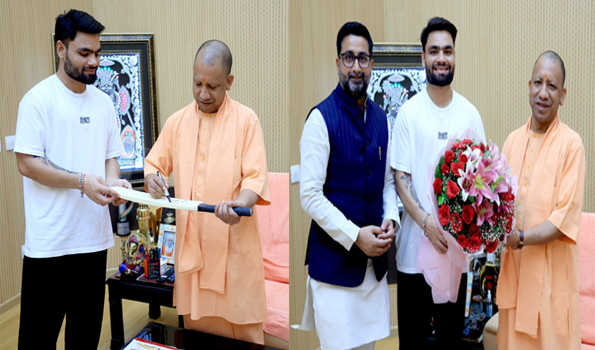 रिंकू ने की योगी से मुलाकात