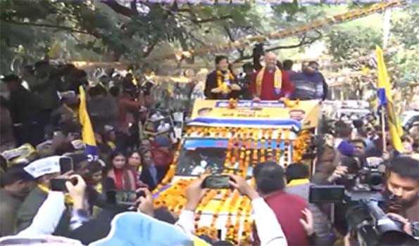 आतिशी ने कालकाजी विधानसभा से नामांकन दाखिल किया