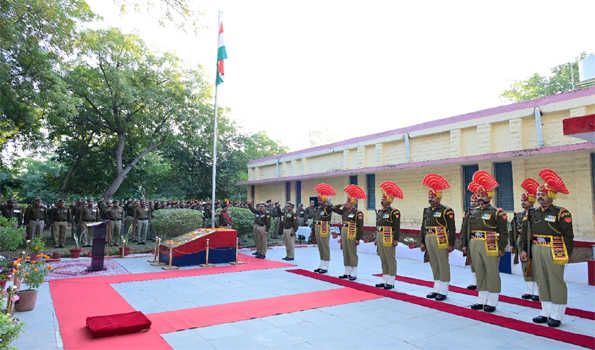 फ्रंटियर मुख्यालय सीमा सुरक्षा बल जोधपुर में मनाया गया 76वां गणतंत्र दिवस