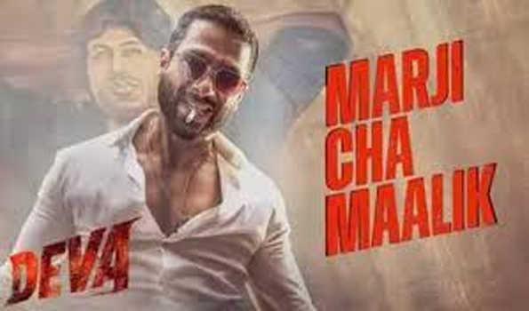 शाहिद कपूर की फिल्म 'देवा' का नया गाना 'मर्जी चा मालिक' रिलीज