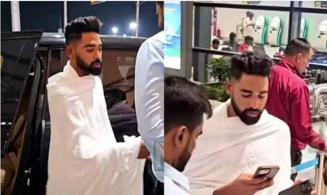 حیدرآبادی کرکٹرمحمد سراج عمرہ کیلئے روانہ
