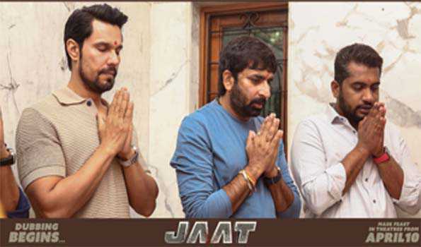 रणदीप हुड्डा ने हाई-ऑक्टेन एक्शन फिल्म 'जाट' के लिए डबिंग शुरू की