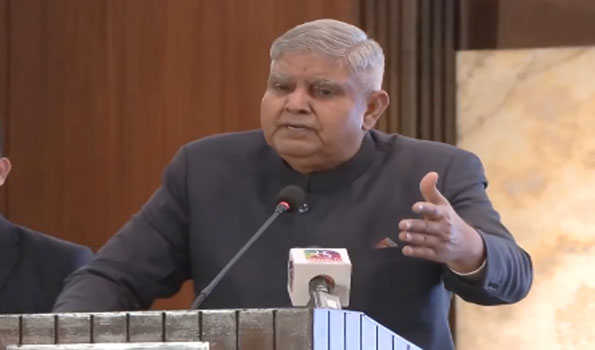 राष्ट्र की लोकतांत्रिक व्यवस्था को प्रभावित करने का प्रयास चिंतनीय:धनखड़