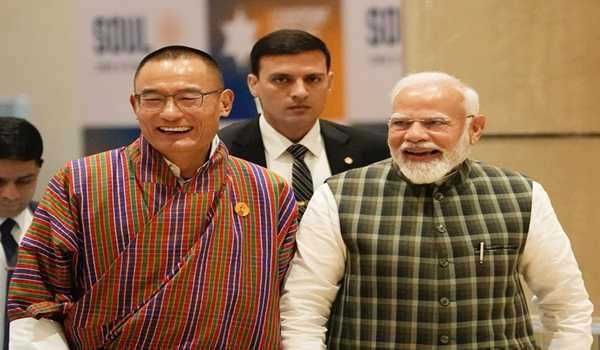 भूटान के प्रधानमंत्री तोबगे ने भारत की यात्रा की