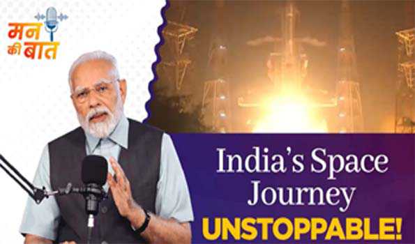 भारत अंतरिक्ष के क्षेत्र में नीत नई उंचाईयों को छू रहा: मोदी