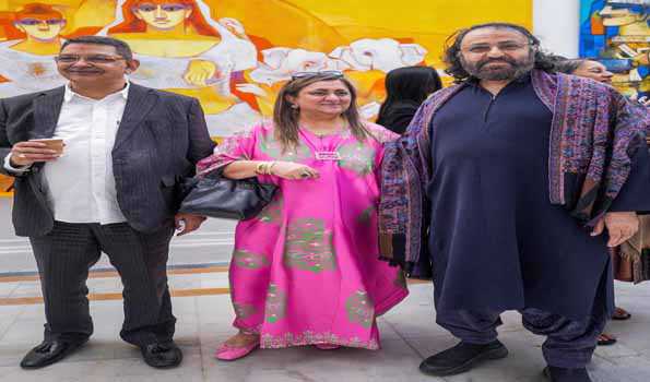 गैलेरिया वीएसबी में मानस रंजन जेना की कृतियों की प्रदर्शनी में झलका कला, आध्यात्मिकता का अद्भुत संगम