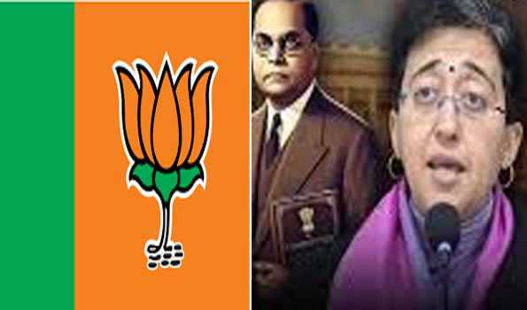 भाजपा को बाबा साहब की तस्वीर और उनके नाम से है नफरत : ‘आप’