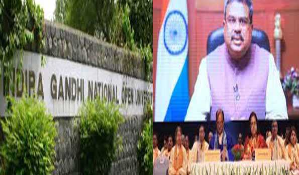 इग्नू के 38वें दीक्षांत समारोह में तीन लाख से अधिक डिग्री और डिप्लोमा दिये गये