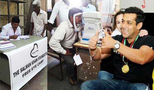 सलमान खान की नेक पहल: बीइंग ह्यूमन फाउंडेशन ने शुरू किए गरीबों के लिए नेत्र शिविर