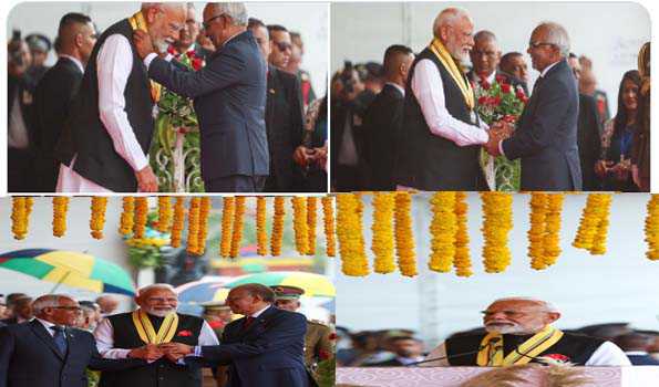 मॉरीशस ने राष्ट्रीय दिवस समारोह में मोदी को दिया सर्वोच्च नागरिक सम्मान