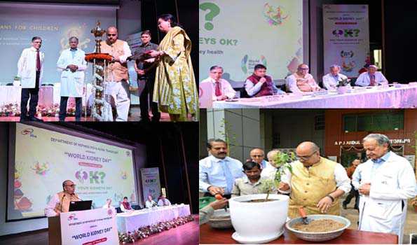 यकृत एवं पित्त विज्ञान संस्थान का विश्व किडनी दिवस 2025 पर जागरुकता कार्यक्रम
