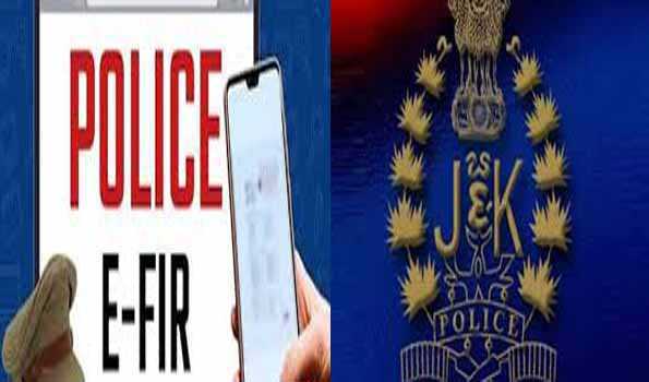 जम्मू-कश्मीर पुलिस ने पहली ई-एफआईआर दर्ज की