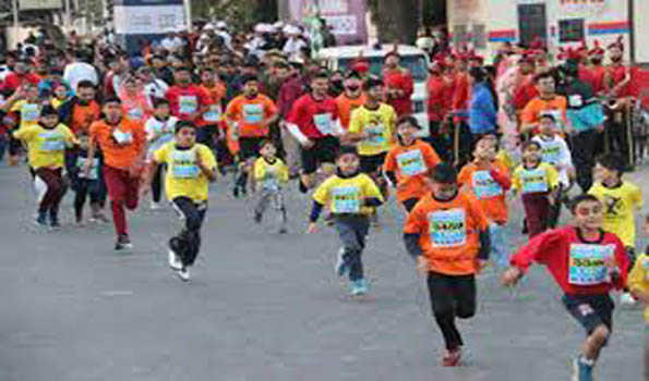 जम्मू मैराथन में तीन हजार से अधिक एथलीटों ने लिया भाग