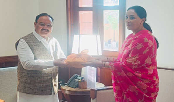 दियाकुमारी ने की नड्डा से मुलाकात