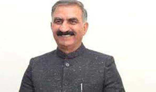 सुक्खू ने दी ‘विश्व जल दिवस' की बधाई