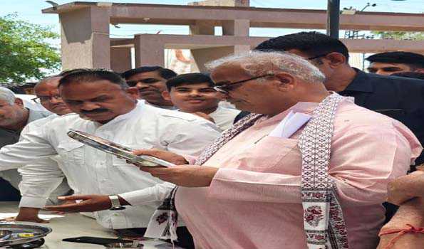 दिलावर ने किया राजस्थान प्रदेश के पहले स्टील बर्तन बैंक का शुभारंभ