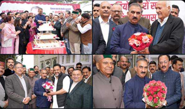 सुक्खू ने मनाया अपना 62वां जन्मदिन
